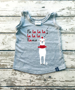 Tank Top:  Fa la la Llama