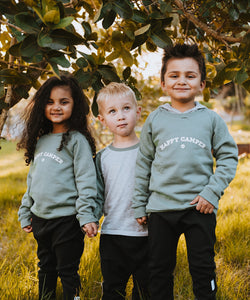 Sweatshirt:  Happy Camper