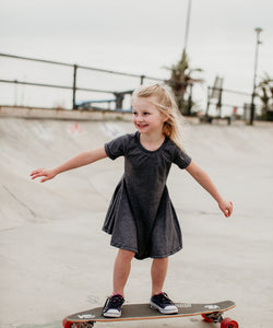 Dress: Navy Twirl Dress