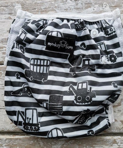Swim Nappy:  Construction Cars