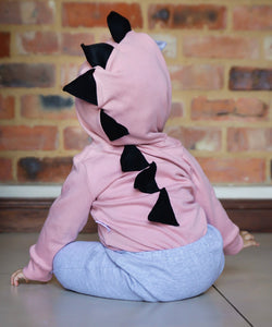 Onesie: Dino blush