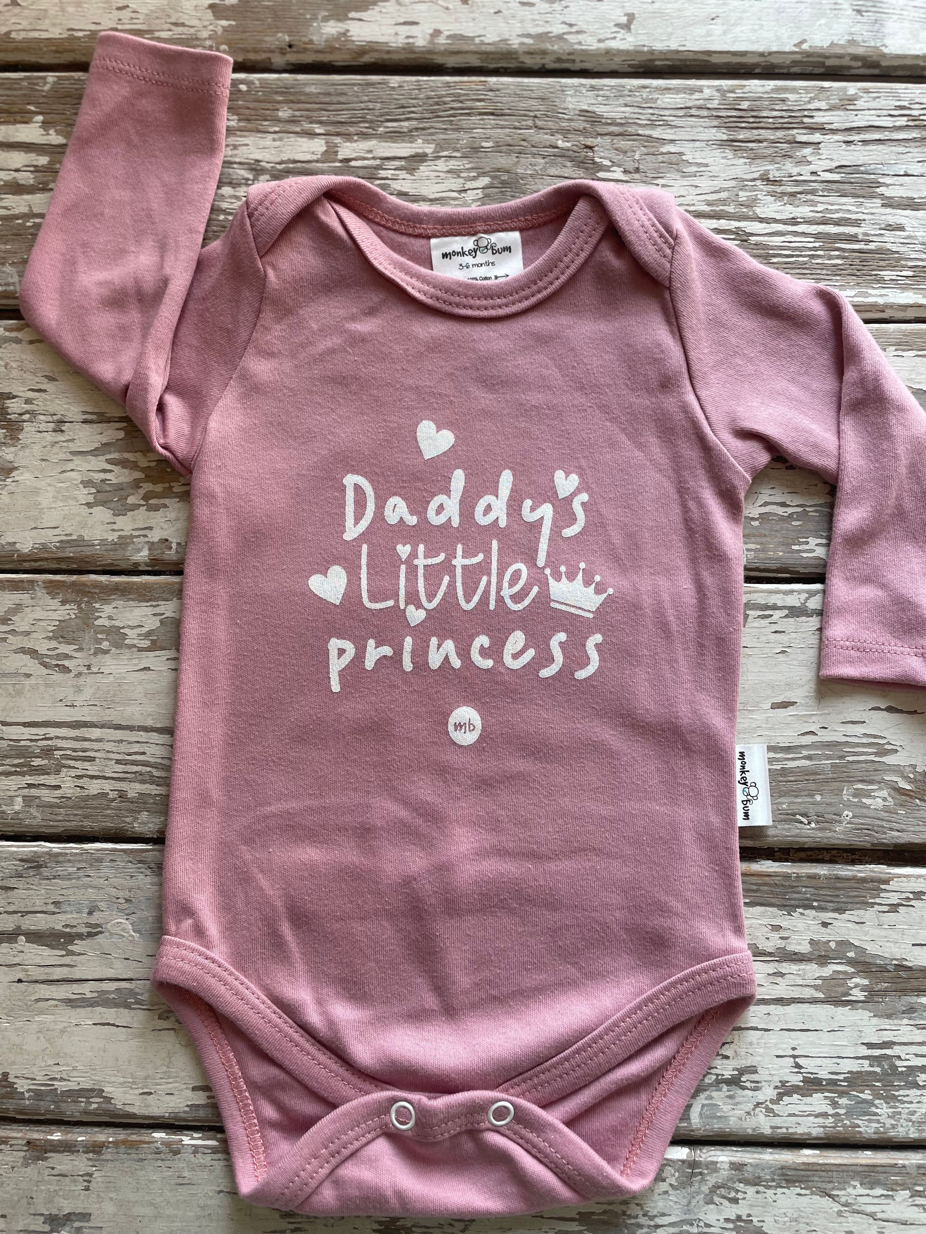 Daddy's little princess onesie best sale