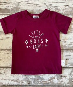T-shirt: Little boss lady