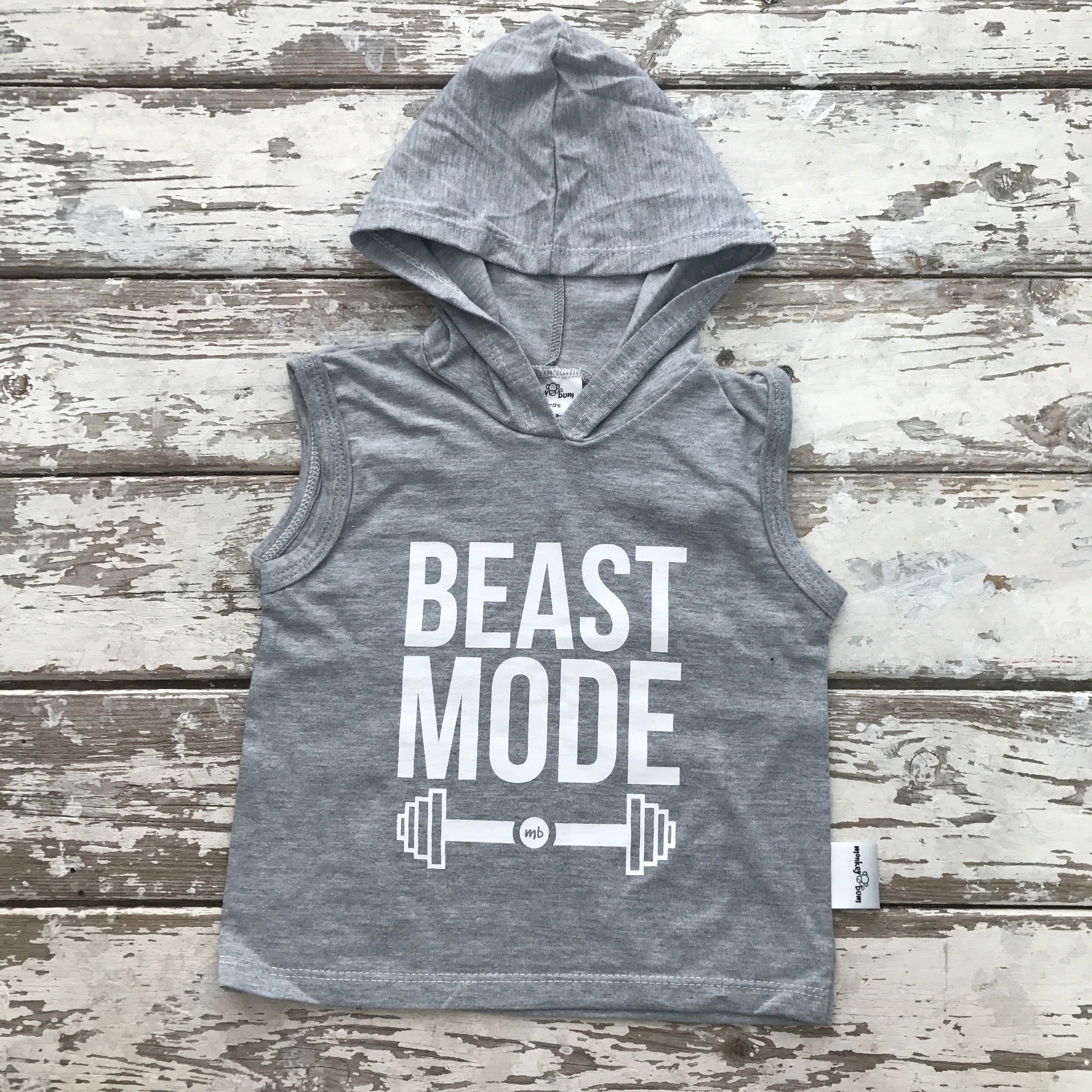 Hooded Vest: Beast Mode
