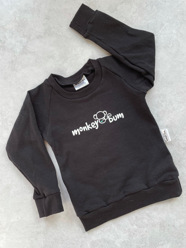 Sweatshirt: Black Monkeybum