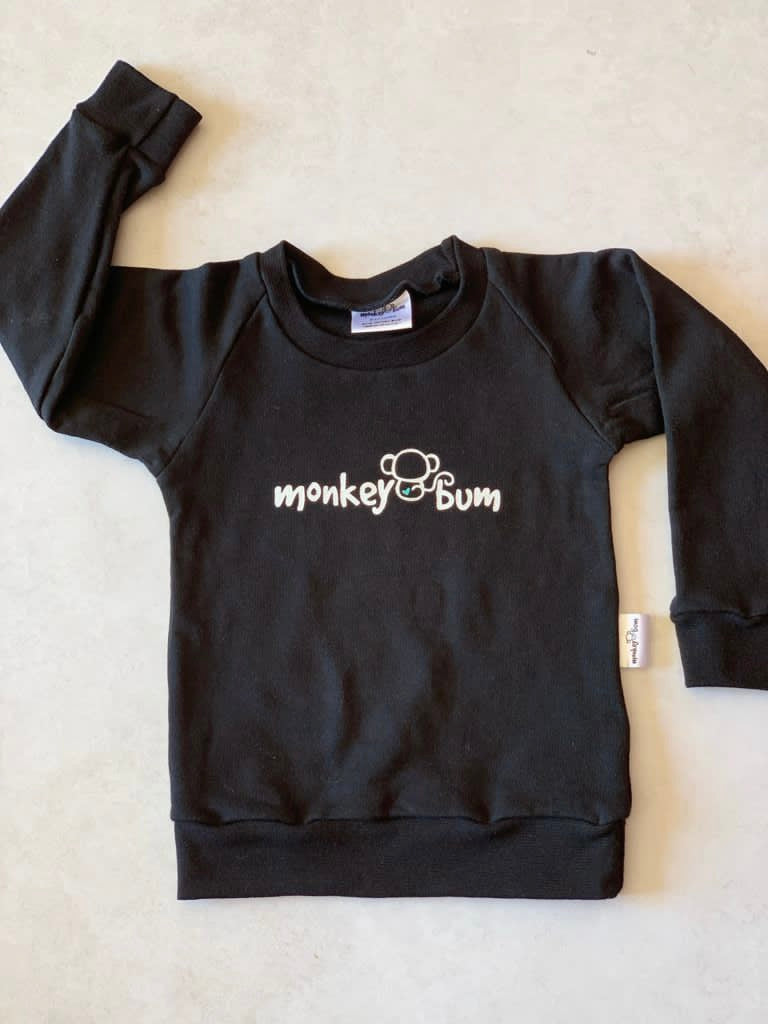 Sweatshirt: Black Monkeybum