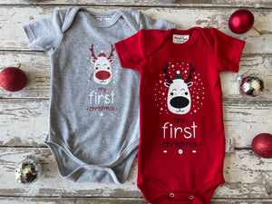 Onesie:  My First Christmas (Red)