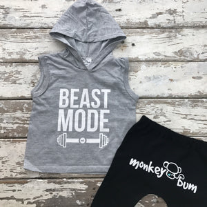 Hooded Vest: Beast Mode