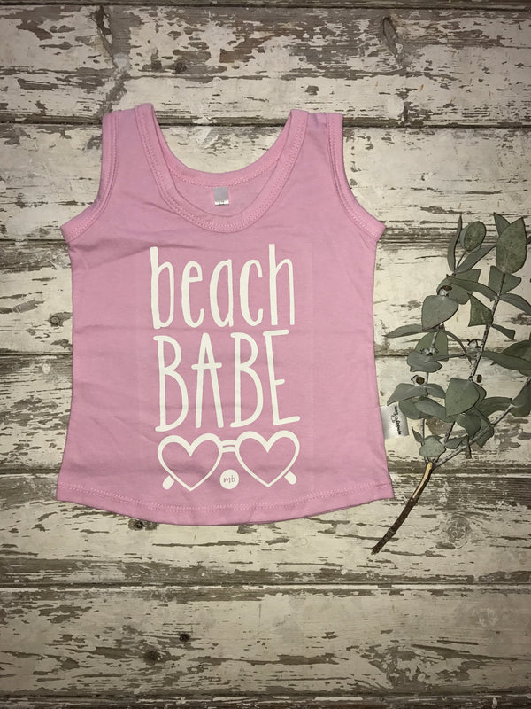 Tank Top: Beach Babe (0-3 months only)