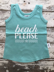 Tank Top: Beach Please (3-4 years only)