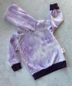 Hoodie: Purple Tie Dye