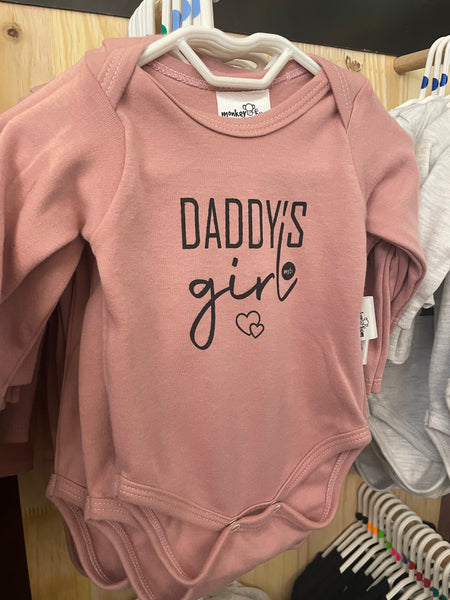 Daddy's little girl onesie best sale